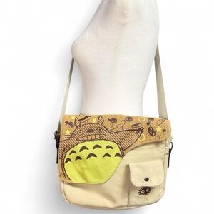 My Neighbor Totoro Canvas Messenger Bag Studio Ghibli Anime Crossbody